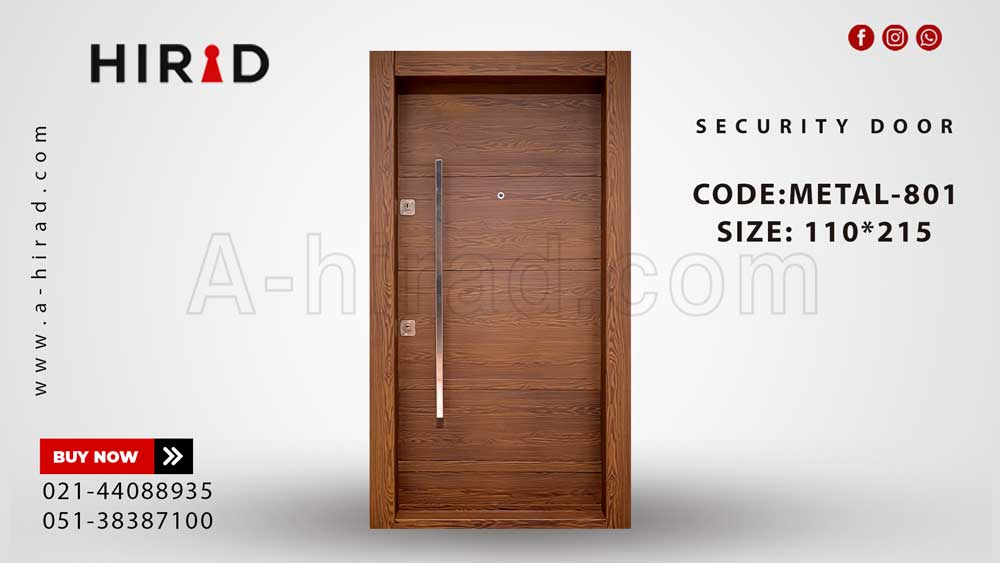 درب ضد سرقت فلزی مدل metal-801